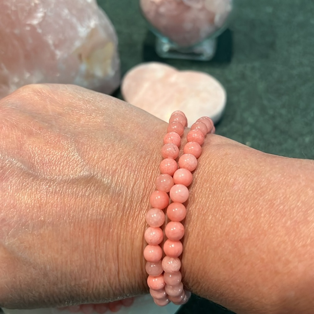 One Rhodochrosite 6mm - Picture 3 of 5